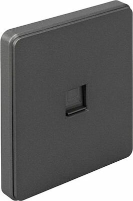 Kranz KR-78-0724-2 Розетка ROUND компьютерная RJ45 кат6 с/у титан KRANZ