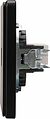 Kranz KR-78-0724-3 Розетка ROUND компьютерная RJ45 кат6 с/у оникс KRANZ