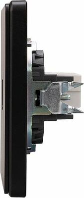 Kranz KR-78-0724-3 Розетка ROUND компьютерная RJ45 кат6 с/у оникс KRANZ