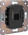 Kranz KR-78-0724-3 Розетка ROUND компьютерная RJ45 кат6 с/у оникс KRANZ