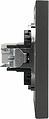 Kranz KR-78-0724-6 Розетка STRONG компьютерная RJ45 кат6 с/у графит KRANZ
