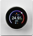 Kranz KR-78-0728-1 Терморегулятор ROUND Wi-Fi с/у перламутр KRANZ Kranz KR-78-0728-1 Терморегулятор ROUND Wi-Fi с/у перламутр KRANZ
