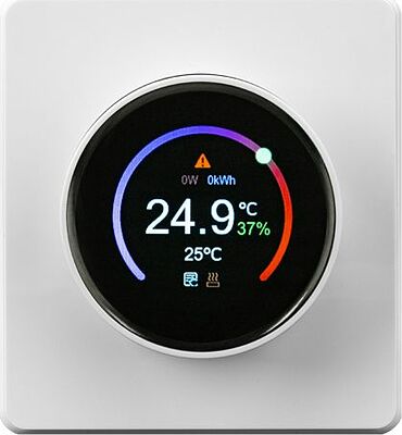Kranz KR-78-0728-1 Терморегулятор ROUND Wi-Fi с/у перламутр KRANZ