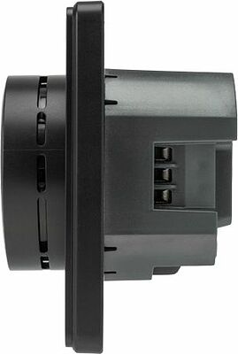 Kranz KR-78-0728-3 Терморегулятор ROUND Wi-Fi с/у оникс KRANZ