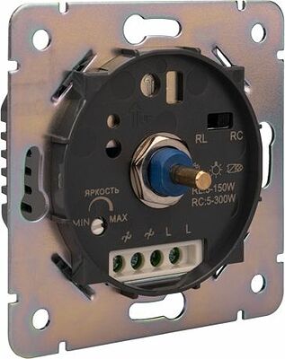 Kranz KR-78-0732-1 Светорегулятор ROUND (диммер) 300Вт с/у перламутр KRANZ