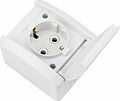 Kranz KR-78-0816 Розетка одноместная INDUSTRIAL IP54 с/з, о/у, белая KRANZ