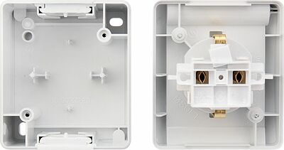 Kranz KR-78-0816 Розетка одноместная INDUSTRIAL IP54 с/з, о/у, белая KRANZ