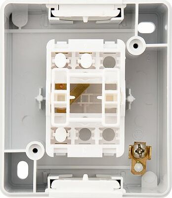 Kranz KR-78-0836 Переключатель проходной INDUSTRIAL IP54 о/у, белый KRANZ