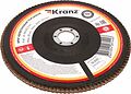 Kranz KR-90-0022 Круг лепестковый торцевой, P60, 180х22,2мм KRANZ