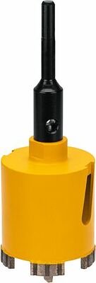 Kranz KR-90-0163 Коронка алмазная по бетону 68мм, L=90мм, М16, сегмент, SDS PLUS KRANZ