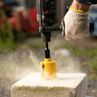 Kranz KR-90-0163 Коронка алмазная по бетону 68мм, L=90мм, М16, сегмент, SDS PLUS KRANZ