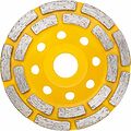 Kranz KR-90-0251 Чашка алмазная шлифовальная, двухрядная, 115х22,2мм KRANZ