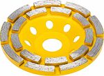 Kranz KR-90-0251 Чашка алмазная шлифовальная, двухрядная, 115х22,2мм KRANZ