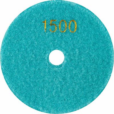 Kranz KR-90-0306 Круг алмазный гибкий шлифовальный Черепашка 100мм, P1500, сухое/мокрое шлифование KRANZ