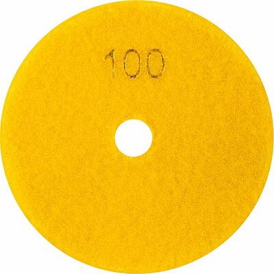 Kranz KR-90-0309 Круг алмазный гибкий шлифовальный Черепашка 125мм, P100, сухое/мокрое шлифование KRANZ