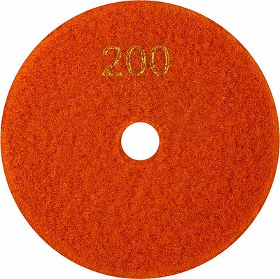 Kranz KR-90-0310 Круг алмазный гибкий шлифовальный Черепашка 125мм, P200, сухое/мокрое шлифование KRANZ