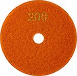 Kranz KR-90-0323 Круг алмазный гибкий шлифовальный Черепашка 100мм, P200, сухое шлифование KRANZ