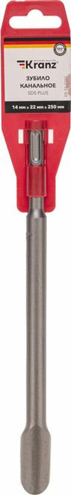 Kranz KR-91-0201 Зубило канальное 14х22х250мм SDS PLUS KRANZ