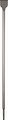 Kranz KR-91-0206 Зубило плоское широкое, 14х40х600мм, SDS PLUS KRANZ