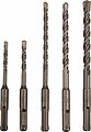 Kranz KR-91-0406 Набор буров по бетону 5-6х110х50, 6-8-10х160х100мм, 5 шт, в пластиковой коробке SDS PLUS KRANZ Kranz KR-91-0406 Набор буров по бетону 5-6х110х50, 6-8-10х160х100мм, 5 шт, в пластиковой коробке SDS PLUS KRANZ
