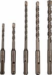 Kranz KR-91-0406 Набор буров по бетону 5-6х110х50, 6-8-10х160х100мм, 5 шт, в пластиковой коробке SDS PLUS KRANZ