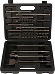 Kranz KR-91-0409 Набор буров и долот SDS PLUS, 13 предметов KRANZ