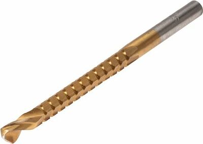 Kranz KR-91-0582 Сверло-фреза по металлу 5мм, HSS, ТИТАН, цилиндрический хвостовик (1 шт/уп) KRANZ