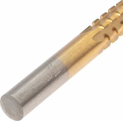 Kranz KR-91-0584 Сверло-фреза по металлу 8мм, HSS, ТИТАН, цилиндрический хвостовик (1 шт/уп) KRANZ