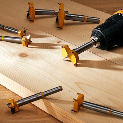 Kranz KR-91-0789 Сверло Форстнера по дереву, 25мм, цилиндрический хвостовик KRANZ