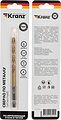 Kranz KR-91-5507 Сверло по металлу, 6мм, Р6М5, ТИТАН, шестигранный хвостовик (1 шт. в упаковке) DIN 338 KRANZ
