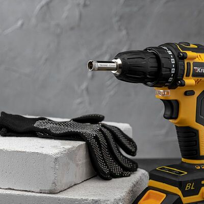Kranz KR-92-0004 Сверло алмазное 12 мм по керамограниту, керамике и стеклу KRANZ