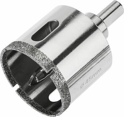Kranz KR-92-0013 Коронка алмазная 45мм по керамограниту с центровочным сверлом KRANZ
