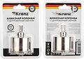Kranz KR-92-0015 Коронка алмазная 55мм по керамограниту с центровочным сверлом KRANZ Kranz KR-92-0015 Коронка алмазная 55мм по керамограниту с центровочным сверлом KRANZ