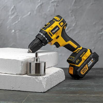 Kranz KR-92-0016 Коронка алмазная 60мм по керамограниту с центровочным сверлом KRANZ