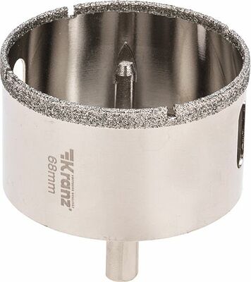 Kranz KR-92-0018 Коронка алмазная 68мм по керамограниту с центровочным сверлом KRANZ