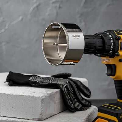 Kranz KR-92-0020 Коронка алмазная 80мм по керамограниту с центровочным сверлом KRANZ