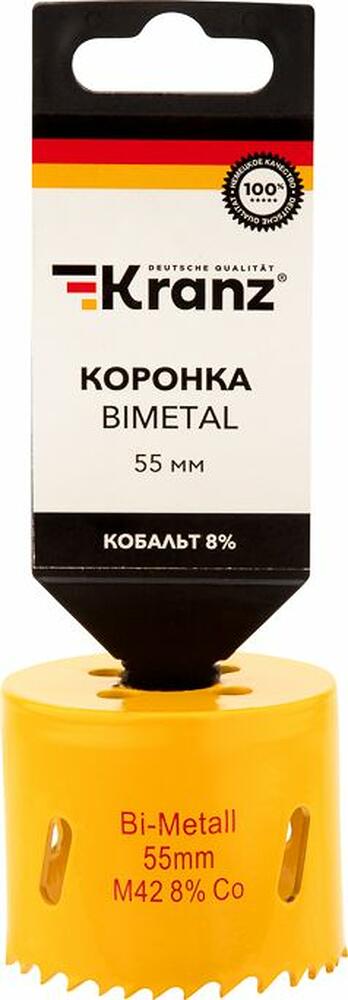 Kranz KR-92-0229 Коронка Bimetal 55мм KRANZ