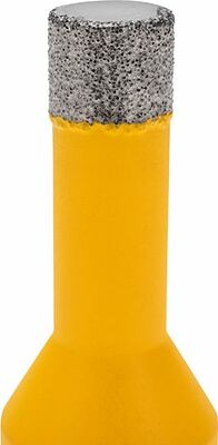Kranz KR-92-1004 Коронка алмазная профессиональная по керамограниту и железобетону М14, вакуумное спекание, 12мм, для УШМ KRANZ