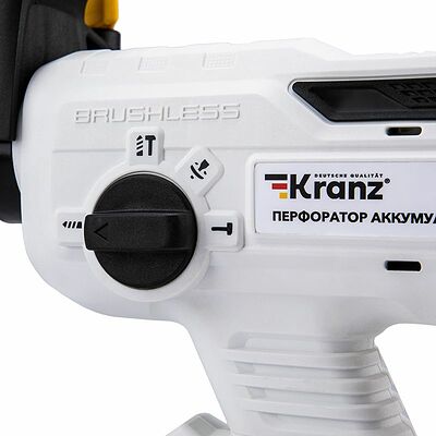 Kranz KR-PT-120 Перфоратор аккумуляторный, SDS-plus, 2,2Дж, 1х4Ач, в кейсе KRANZ