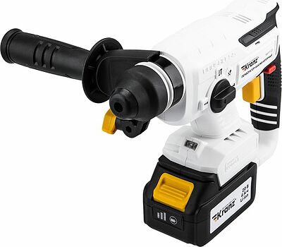 Kranz KR-PT-120 Перфоратор аккумуляторный, SDS-plus, 2,2Дж, 1х4Ач, в кейсе KRANZ
