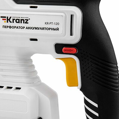 Kranz KR-PT-120 Перфоратор аккумуляторный, SDS-plus, 2,2Дж, 1х4Ач, в кейсе KRANZ