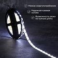 LAMPER 141-2029 Лента светодиодная 12В, SMD5050, 14,4Вт/м, 60 LED/м, 6500К, 10мм, 3м, для БП с клеммами, IP65 LAMPER
