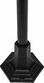 LAMPER 602-301 Светильник садово-парковый НТУ 04-60-002 У1 quot;Оскар 4 quot;, столб, черный, стекло прозрачное, четырехгранный, под лампу Е27 LAMPER