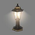LAMPER 602-304 Светильник садово-парковый НТУ 06-60-001 У1 quot;Оскар 1 quot;, столб малый, черный под бронзу, стекло прозрачное, шестигранный, под лампу Е27 LAMPER LAMPER 602-304 Светильник садово-парковый НТУ 06-60-001 У1 quot;Оскар 1 quot;, столб малый, черный под бронзу, стекло прозрачное, шестигранный, под лампу Е27 LAMPER