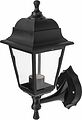 LAMPER 602-305 Светильник садово-парковый НБУ 04-60-001 У1 quot;Леда quot;, настенный, черный, стекло прозрачное, четырехгранный, под лампу Е27 LAMPER LAMPER 602-305 Светильник садово-парковый НБУ 04-60-001 У1 quot;Леда quot;, настенный, черный, стекло прозрачное, четырехгранный, под лампу Е27 LAMPER