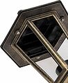 LAMPER 602-306 Светильник садово-парковый НБУ 06-60-001 У1 quot;Леда 1 quot;, настенный, черный под бронзу, стекло прозрачное, шестигранный, под лампу Е27 LAMPER