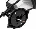 LAMPER 602-307 Светильник садово-парковый НБУ 04-60-001 У1 quot;Леда quot;, настенный, черный, пластик (рельеф ромб), четырехгранный, под лампу Е27 LAMPER
