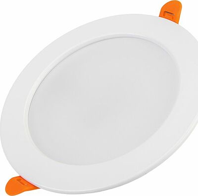 LAMPER 606-1008 Панель светодиодная встраиваемая круглая 12Вт 230В 4000К 960Лм 145мм белая IP20 LAMPER