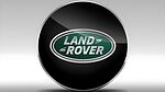 Колпачок диска литого Land Rover (чёрный, с чёрной эмбл. LR)