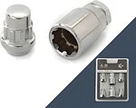 LS Гайка секрет. M12x1,25 (32) конус, закрытая, 4+1 ключ, CH (КИТАЙ) H-20605 LS S043771 LS Гайка секрет. M12x1,25 (32) конус, закрытая, 4+1 ключ, CH (КИТАЙ) H-20605 LS S043771